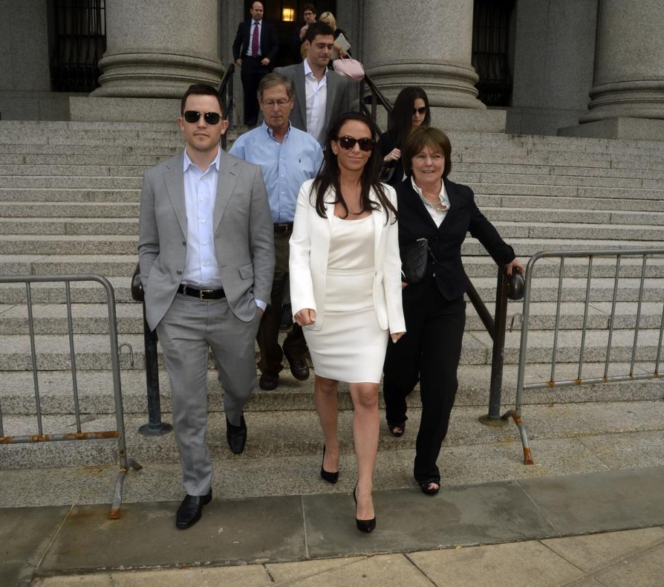 Molly Bloom leaving court