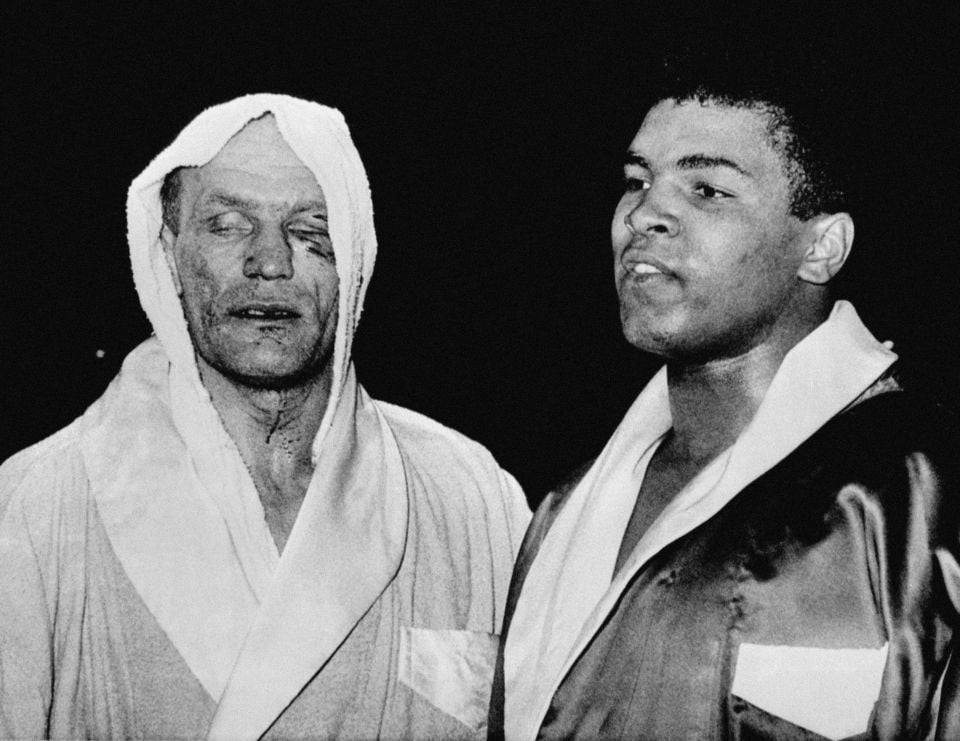 Muhammad Ali and Henry Cooper