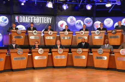 The NBA Draft Lottery that decides the order of the draft