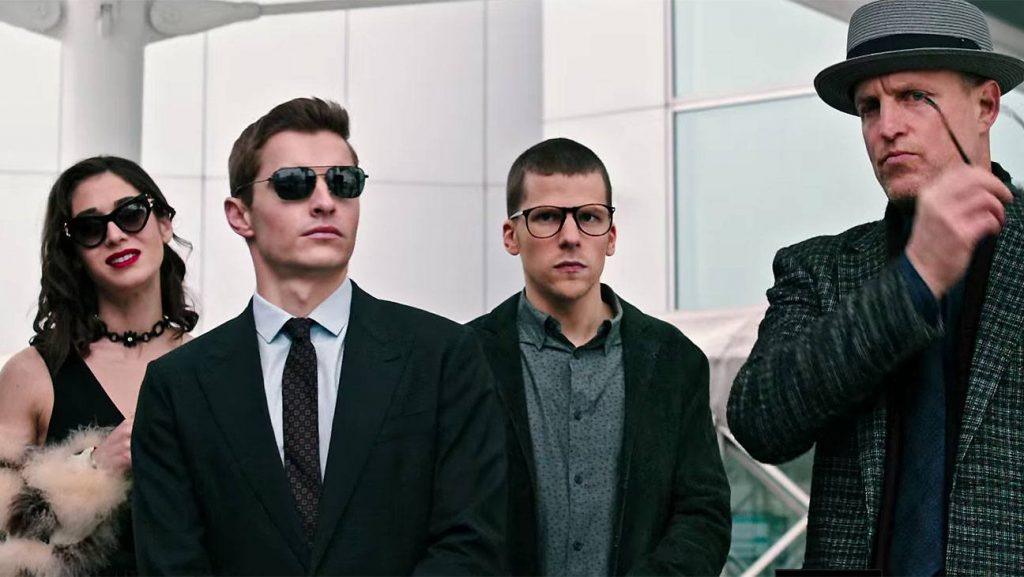 The four main actors from the movie Now You See Me 2 