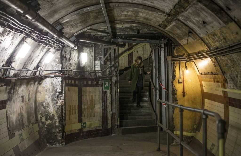 An image from the inside of a nuclear bunker