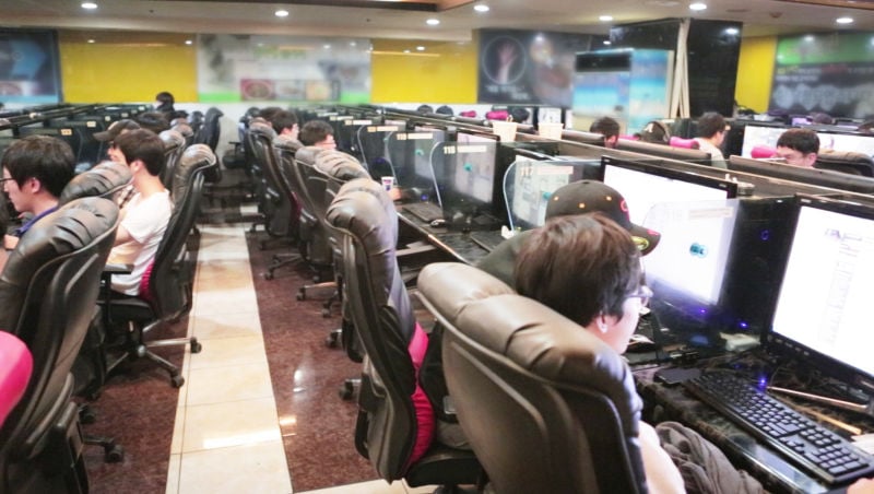 PC Bangs are internet cafes where South Korean's can go to play games