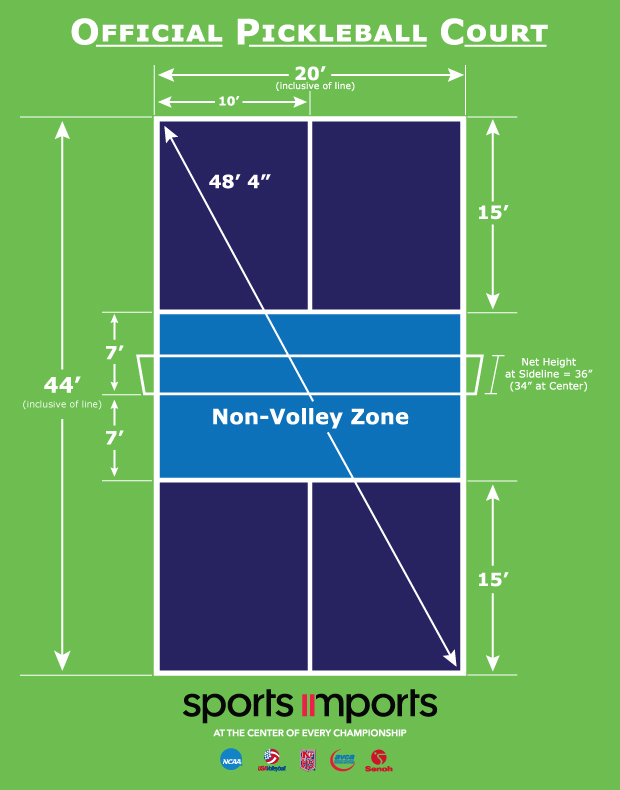 Pickleball court