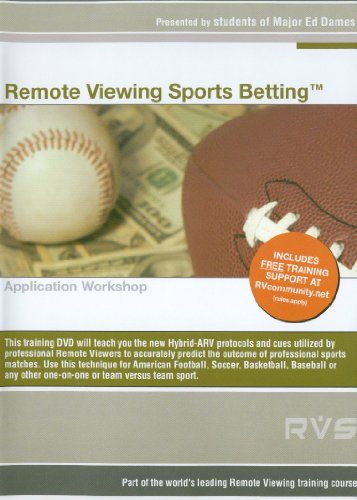 A remote viewing sports betting training DVD