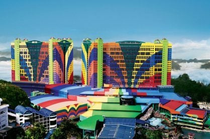 Resorts World Genting Casino high up in the Malaysian mountains