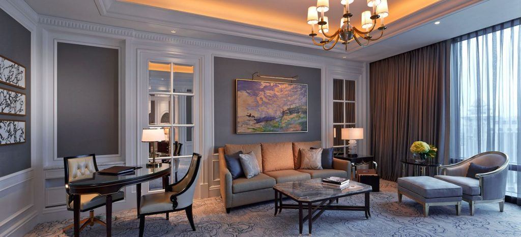 The two-bedroom Carlton Club Suite at the Ritz-Carlton in Macau