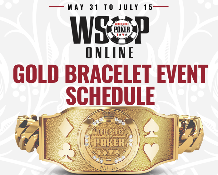 WSOP Online Expands Bracelet Schedule, Now Includes Four States