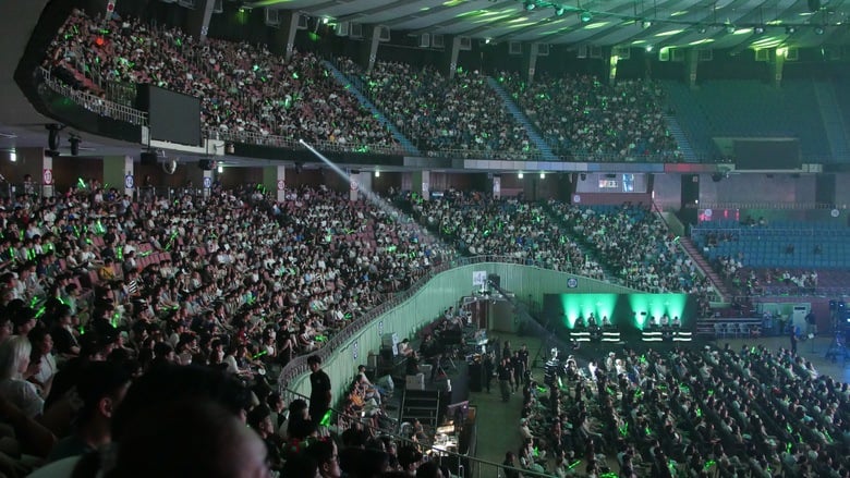 The crowd from a South Korean eSports event