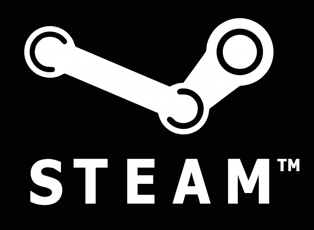 The official logo of Steam, a digital distribution platform