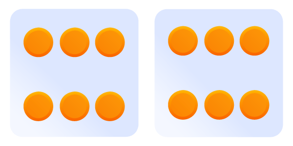 The Straight-6 Set for Casino Craps