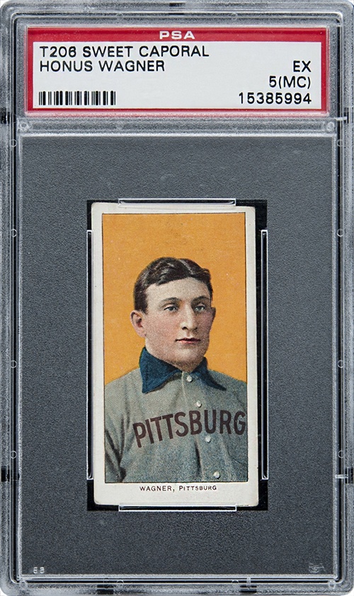 An image of the 1909-11 T206 Honus Wagner Baseball card
