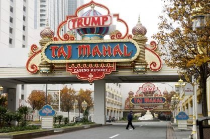 The haunted Taj Mahal Casino that is being renovated as the Hard Rock Casino