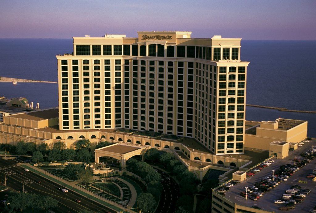 The Beau Rivage floating casino in Billoxi, Mississippi.