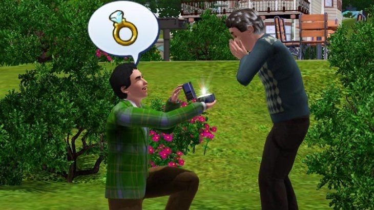 Gameplay from The Sims' 