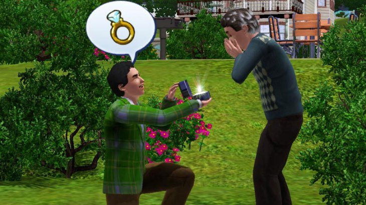 Gameplay from The Sims'