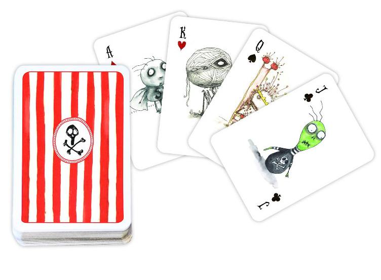 Tim Burton themed playing cards