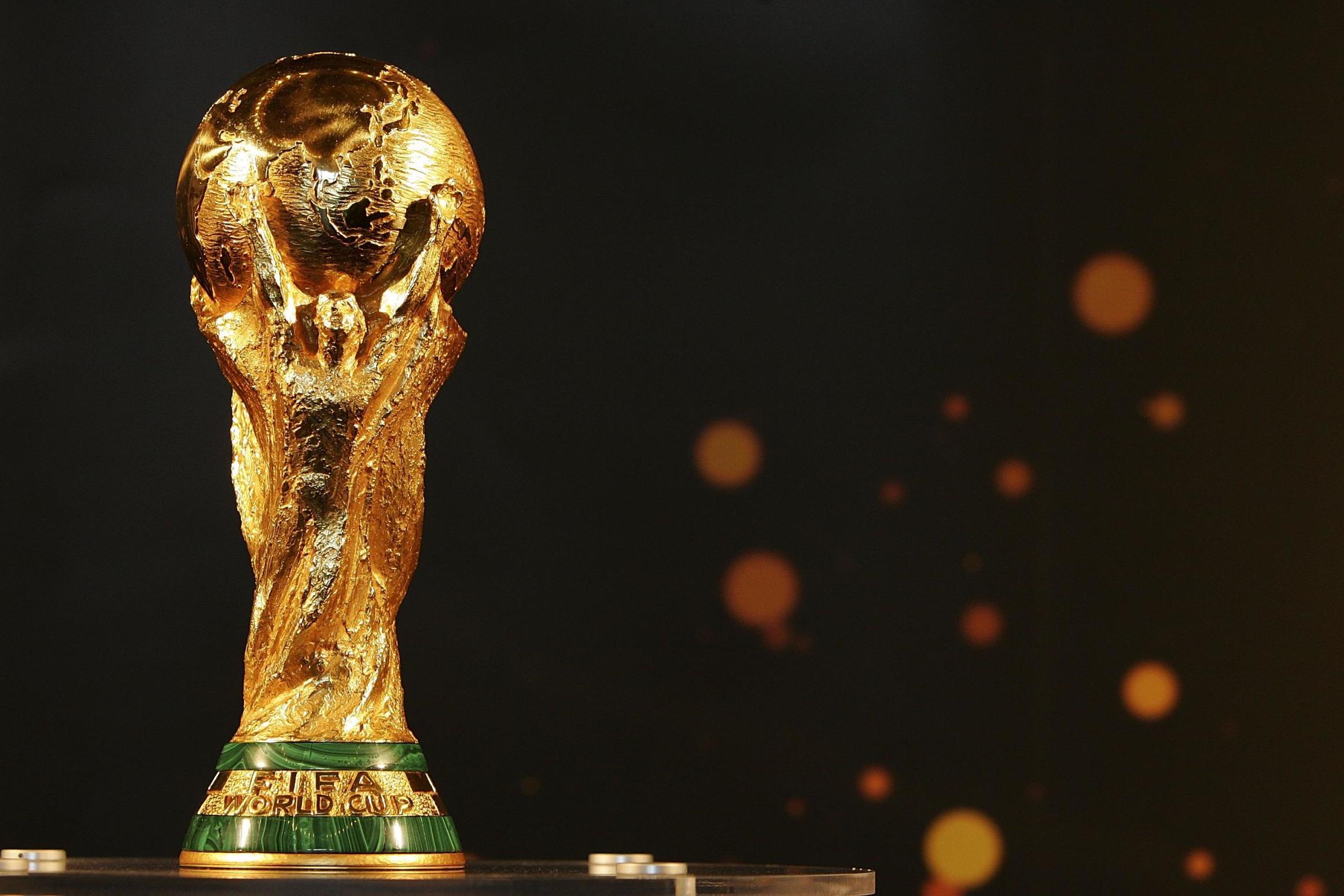 The FIFA World Cup trophy