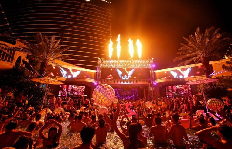 The XS nightclub in Las Vegas