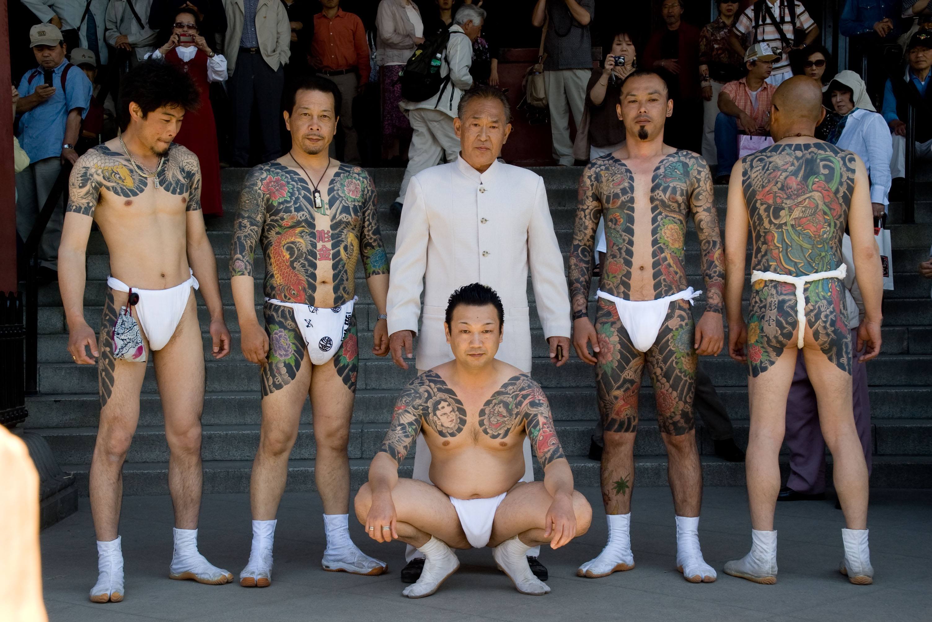 Yakuza at Sanja Matsuri