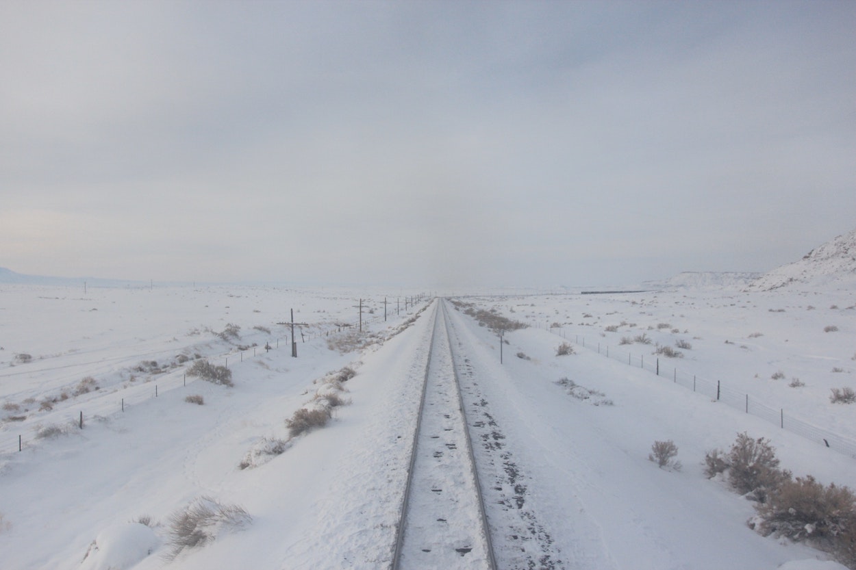 Snowy countryside