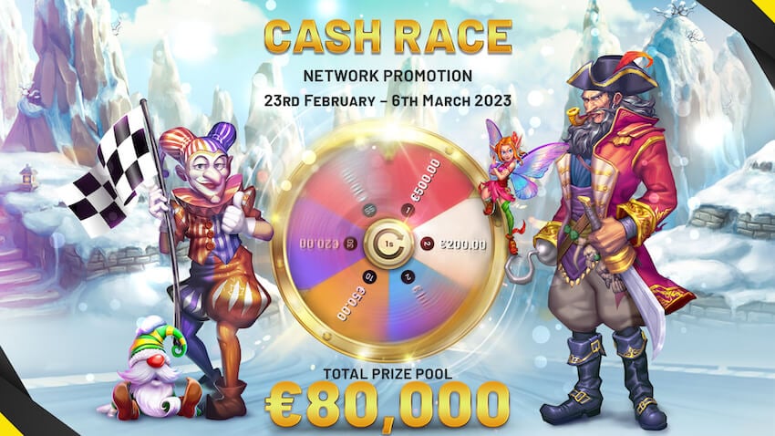 ‘Cash Race’ Network Promotion - Betsoft