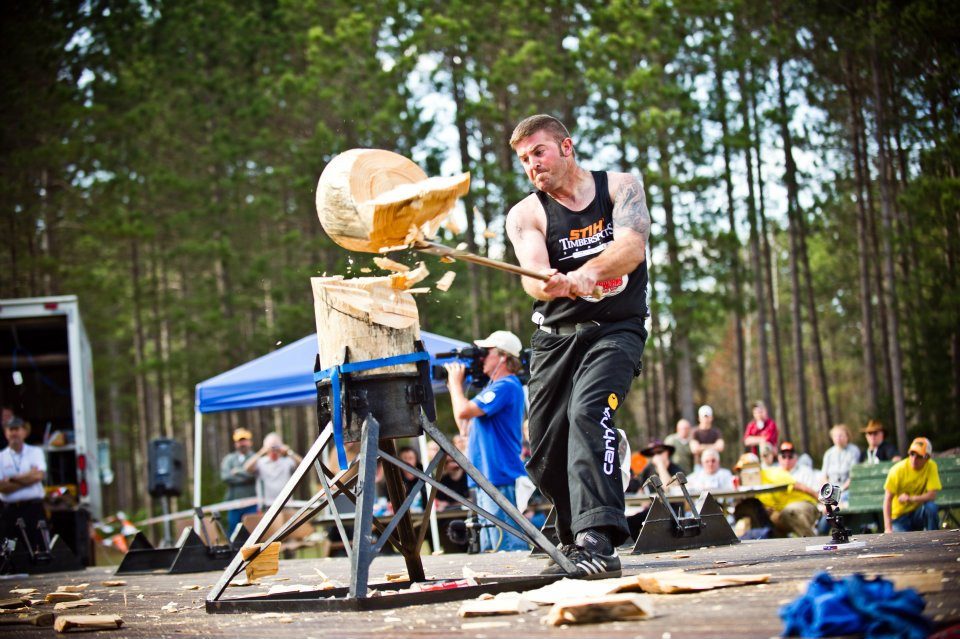 event in the world lumberjack championship