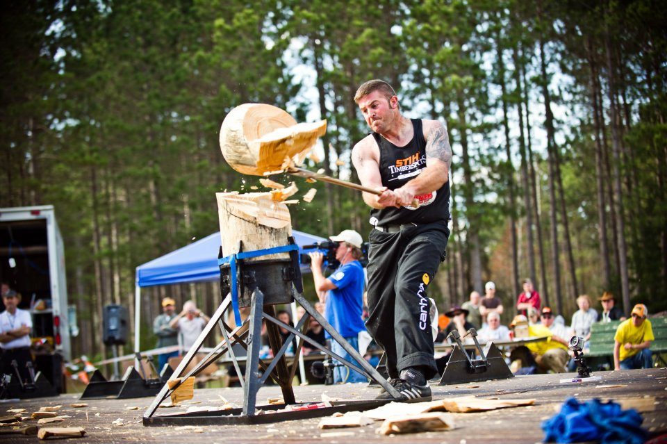 event in the world lumberjack championship 