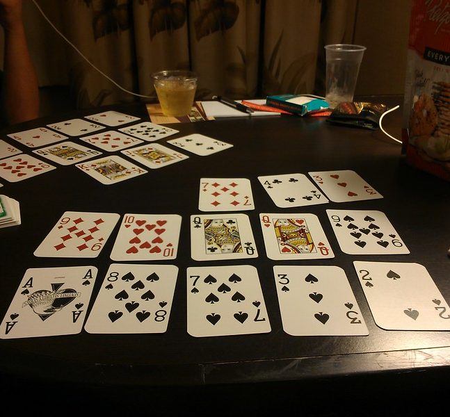 open face Chinese poker