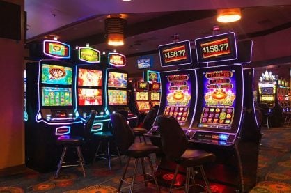 slots on casino floor