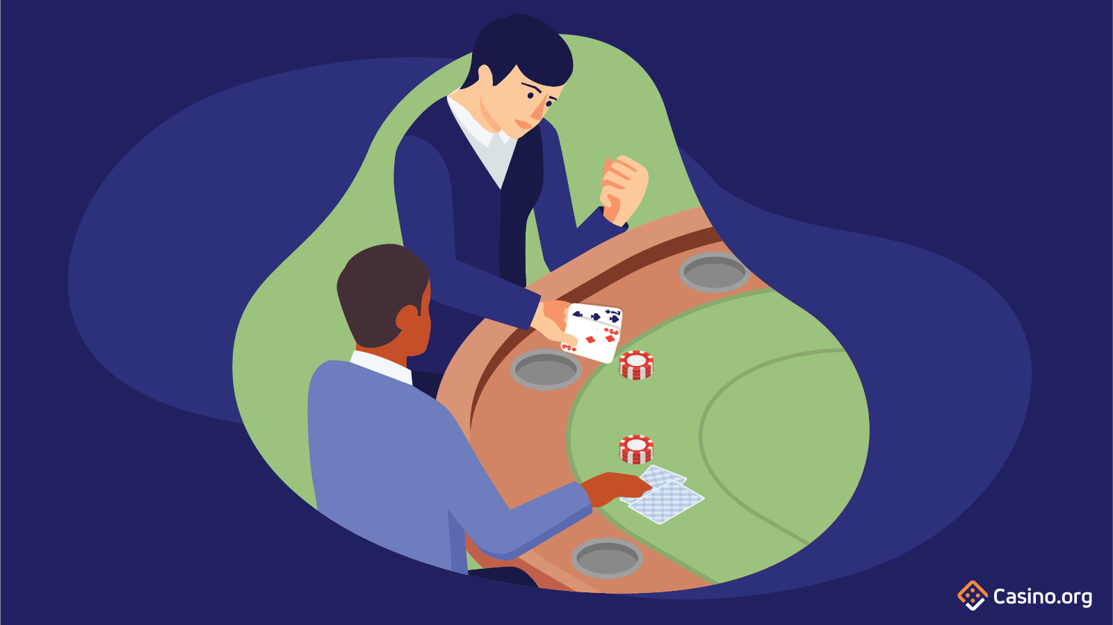 Poker rules talking during a hand gesture
