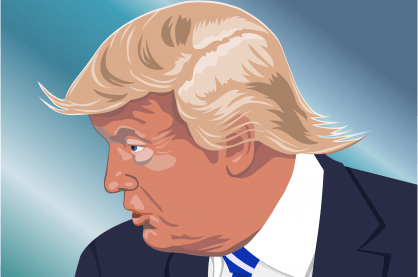 Cartoon of Trump