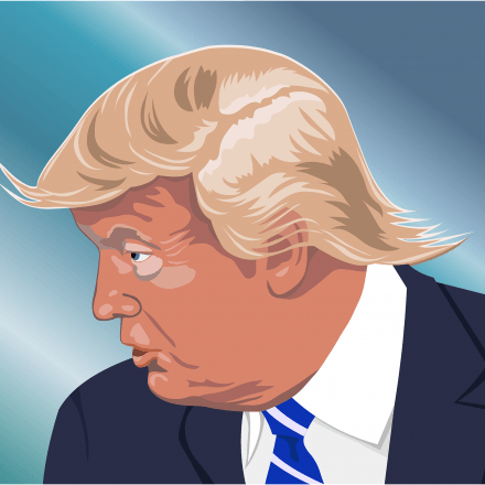 Cartoon of Trump