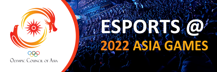 Official advertisement for the 2022 eSports Asia Games