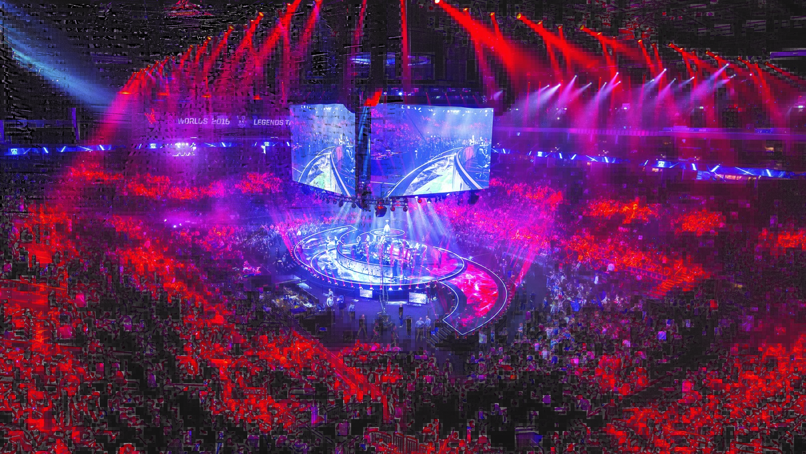 An image of an eSports event and the scale that they can reach