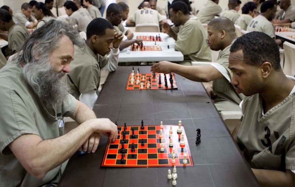 chess gambling prison