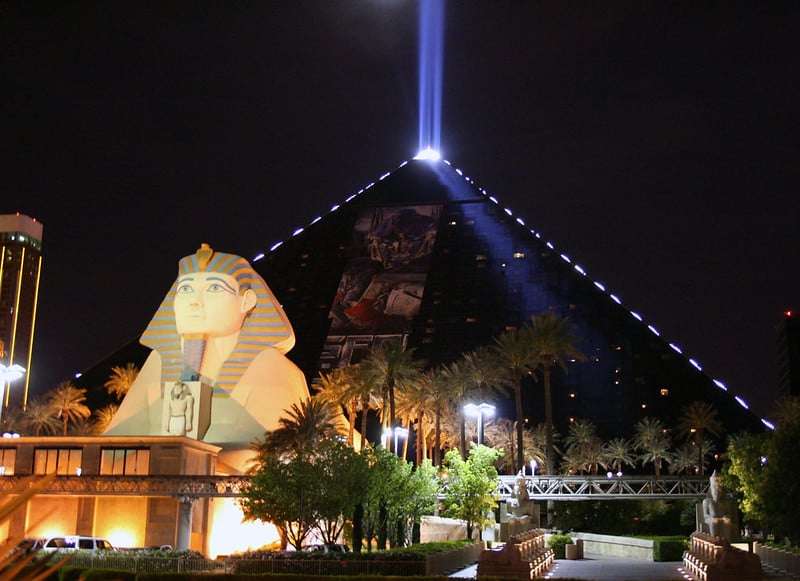 Luxor and its skybeam