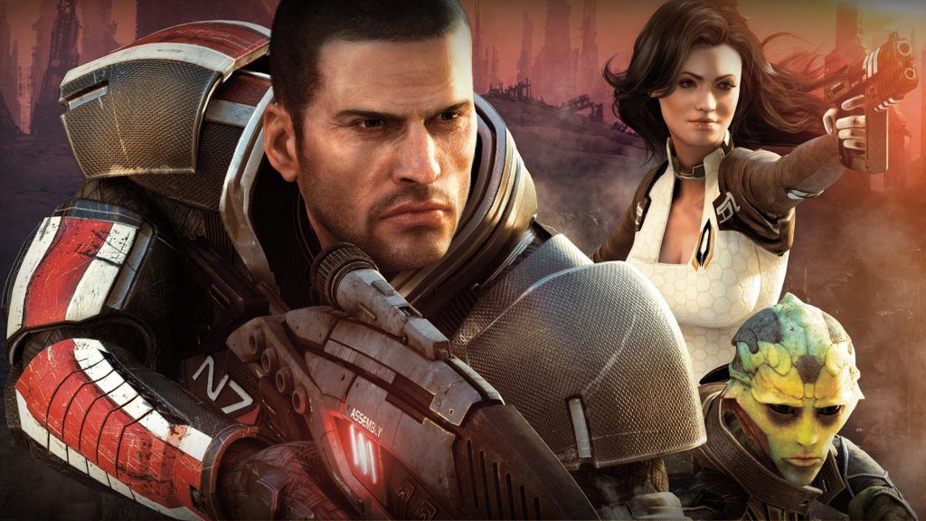 imagery from mass effect game