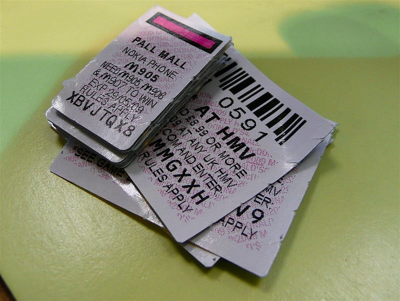 Monopoly game tokens from McDonald's