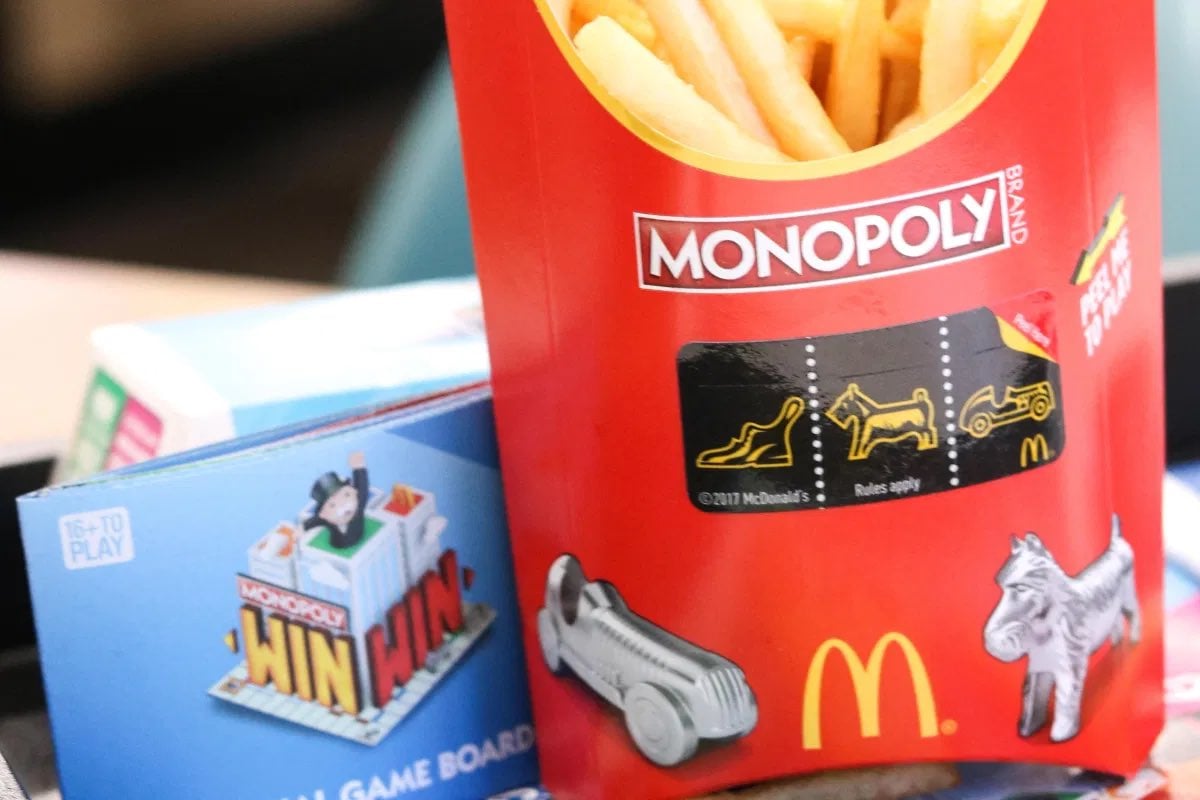 mcdonalds monopoly