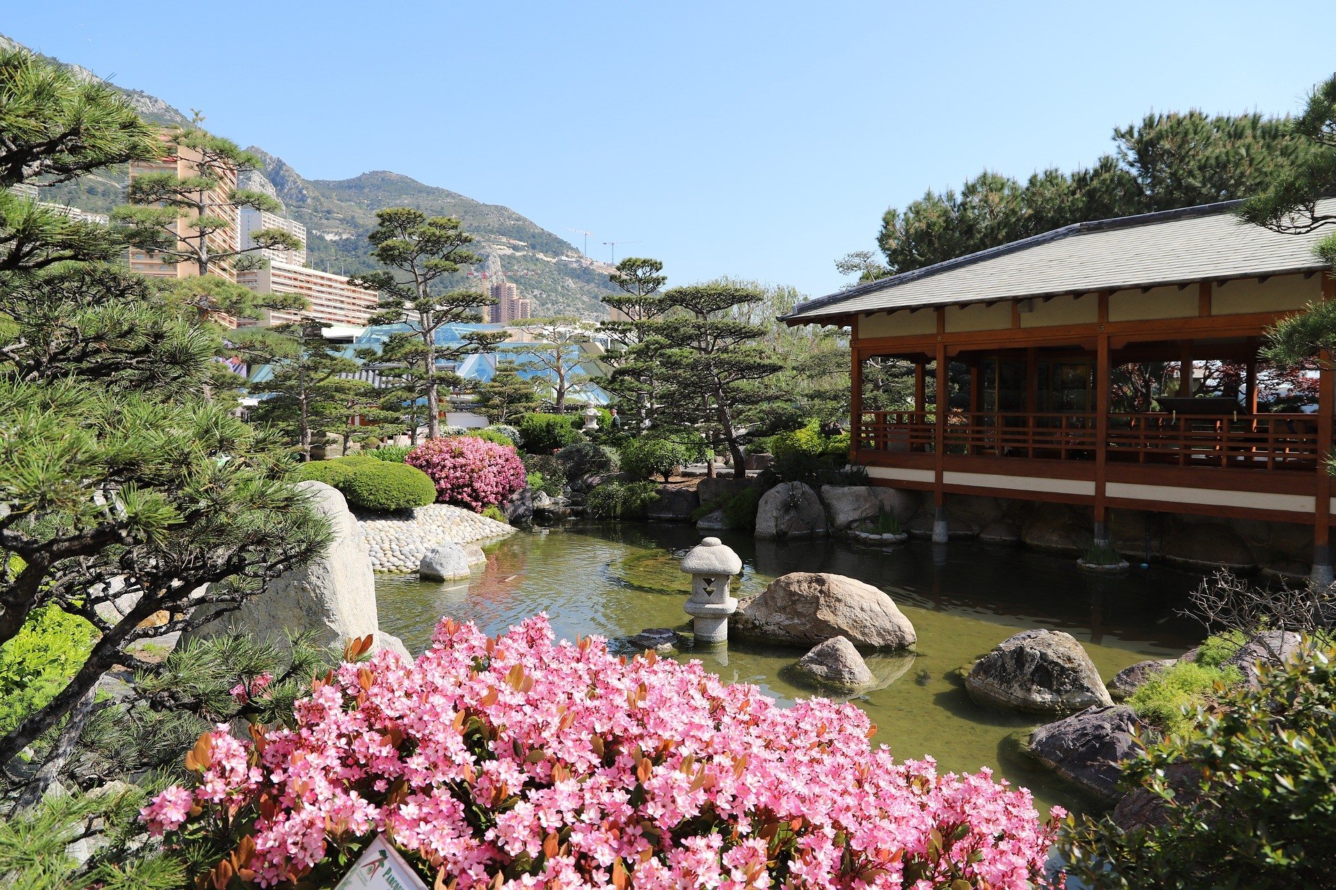 Japanese gardens Monaco