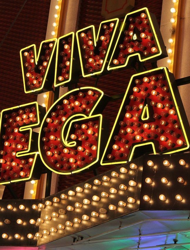 Neon Vegas casino sign
