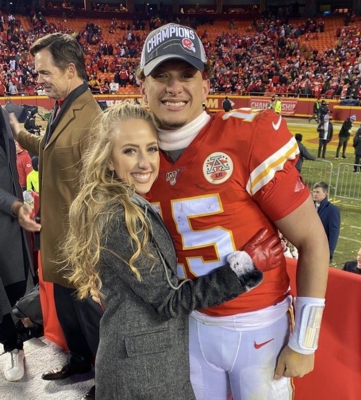 Patrick Mahomes and Brittany Matthews