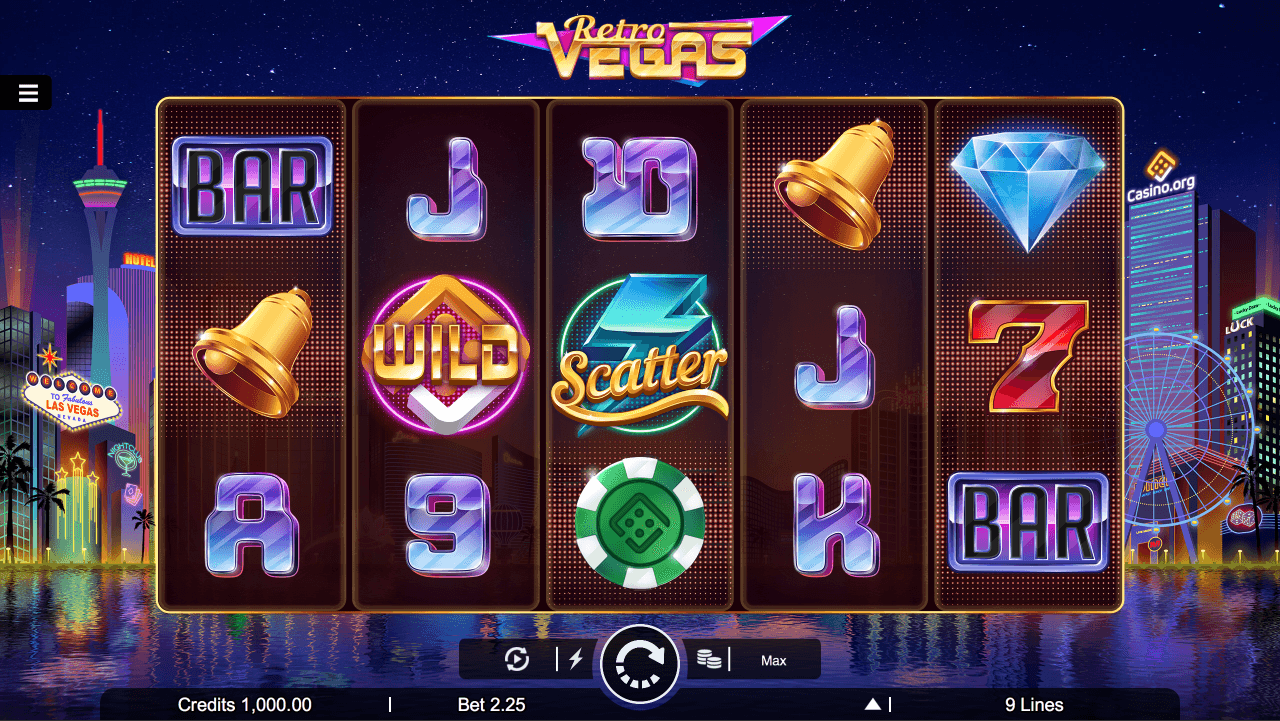 Retro Vegas slots game
