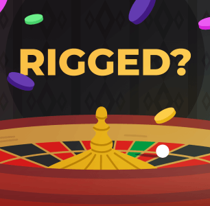 Rigged roulette wheel
