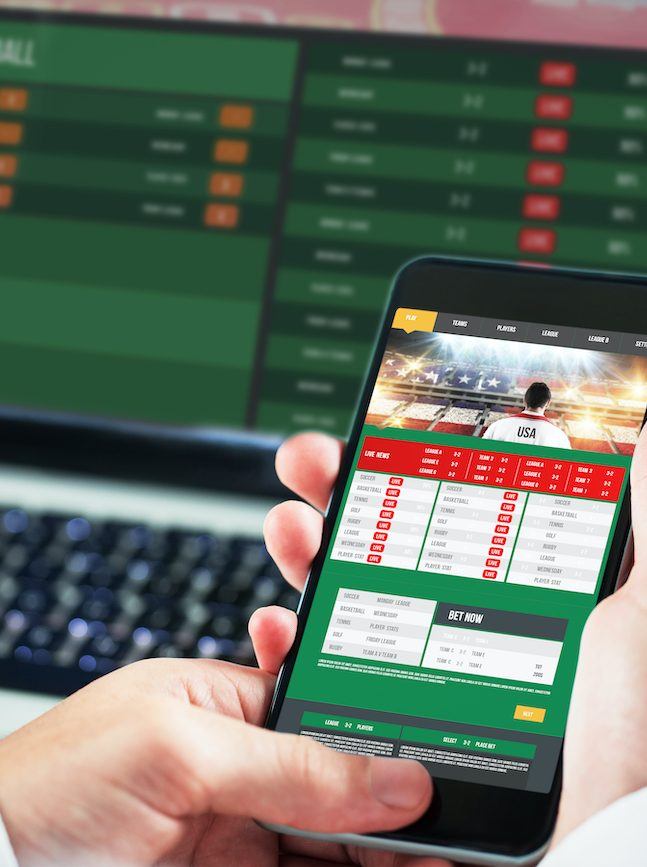 gambling app screen