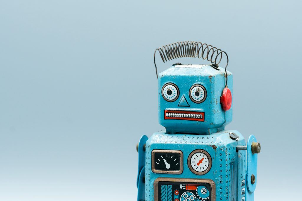 Old robot toy