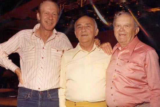 Amarillo Slim, Johnny Moss and Benny Binion.