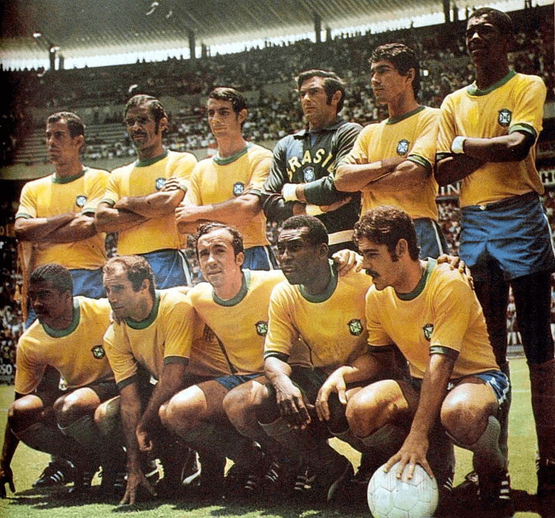 Brazil during the World Cup in 1970