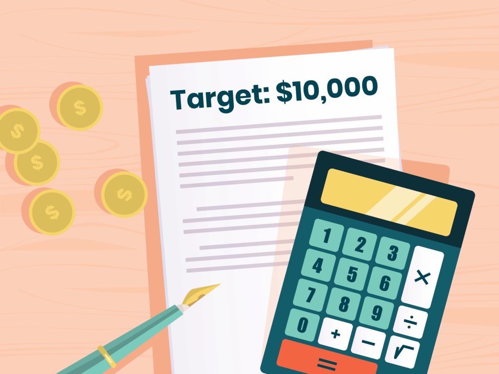 Fundraising target and calculator