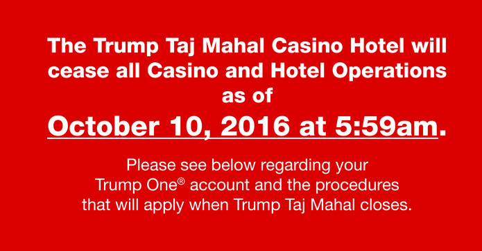 Taj Mahal Customer Information
